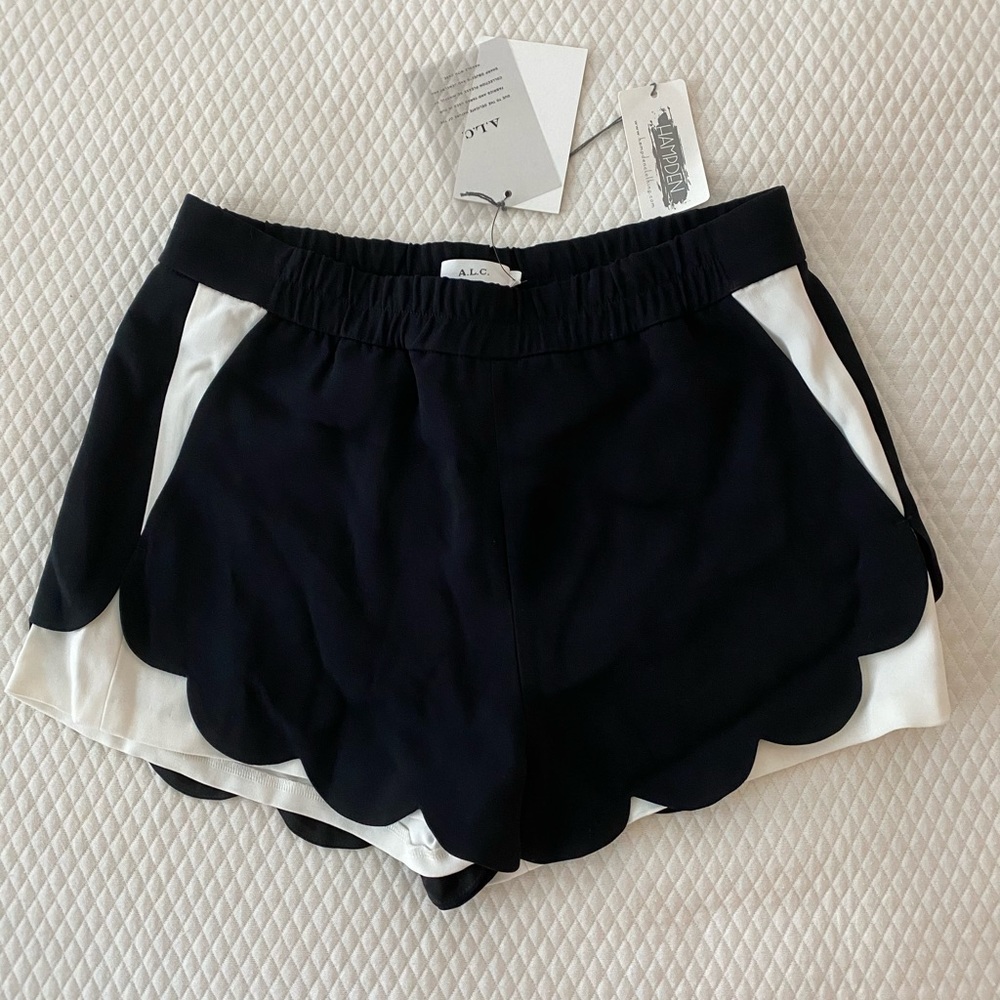A.L.C  black/white shorts - NWT
